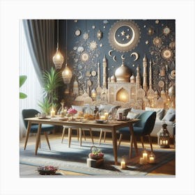 Islamic Interior Canvas Print