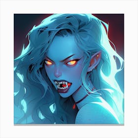 Demon Girl Canvas Print