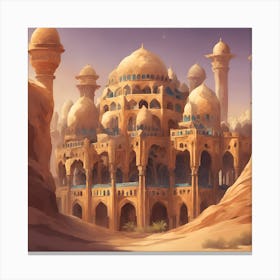 Sand Castle Canvas Print