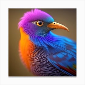 Colorful Bird 17 Canvas Print