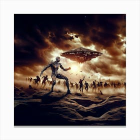 The Fight for Mankind Canvas Print