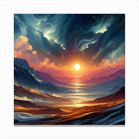 Astral Aura 15 Canvas Print