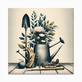 Garden Tools Canvas Print