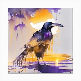 Raven Canvas Print