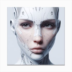 Digital Woman Canvas Print