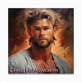 Chris Hemsworth 2 Canvas Print