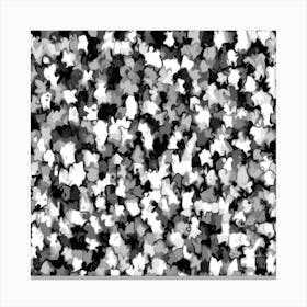 Black And White Grunge Canvas Print