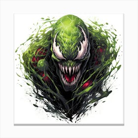Green Venom Canvas Print