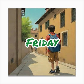 Friday Canvas Print