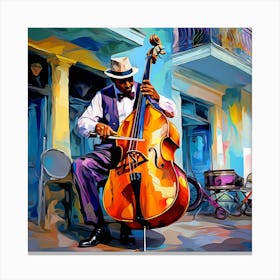 Jazz Musician 101 Canvas Print