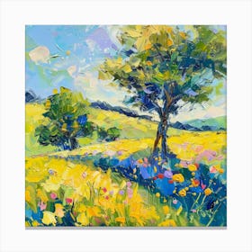 Flowering Meadow Canvas Print