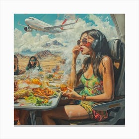 'The Last Flight of Humanity' Canvas Print