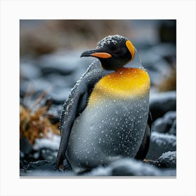 King Penguin 6 Canvas Print