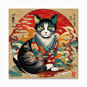 Ornate Cat Canvas Print