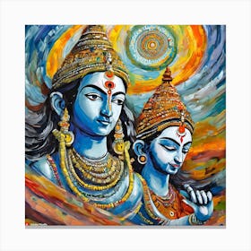 Vishnu 9 Canvas Print