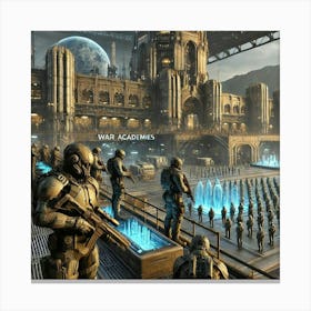 Venusian War Academies Purpose Converted Canvas Print