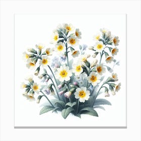 Flowers of Cowslip 1 Canvas Print