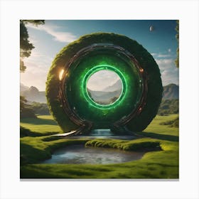 Portal To Planet Love 4 Canvas Print