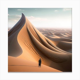Dune Walking 4 Canvas Print