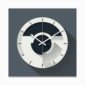 Clock Canvas Print