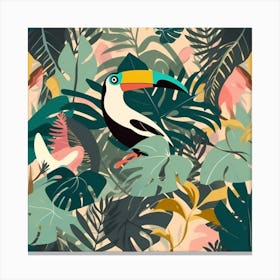 Toucan Background Canvas Print