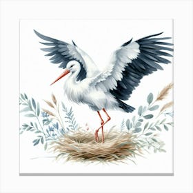 Stork 2 Canvas Print