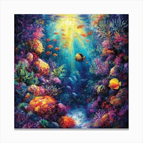 Under The Sea Art Canvas Print