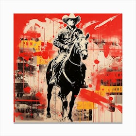 'The Cowboy' 1 Canvas Print