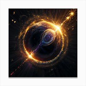 Nasa Space Painting Canvas Print