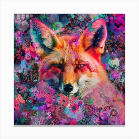 Fox splash 1 Canvas Print