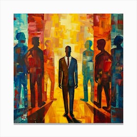 Man In A Suit Canvas Print