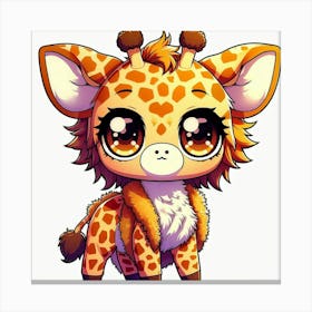 Cute Giraffe Canvas Print