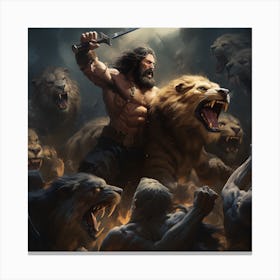 King Of The Gods Canvas Print