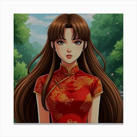 Empress of the Garden Canvas Print