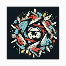 Eye Of The Gods Canvas Print