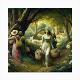 Shepherdess Canvas Print