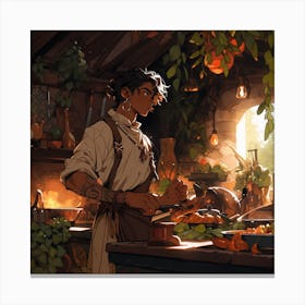 Medieval Chef 1 Canvas Print