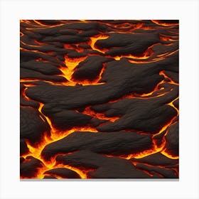 Lava Flow 9 Canvas Print