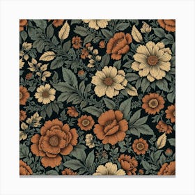 Floral Pattern 17 Canvas Print