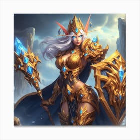 Elven Pally Canvas Print