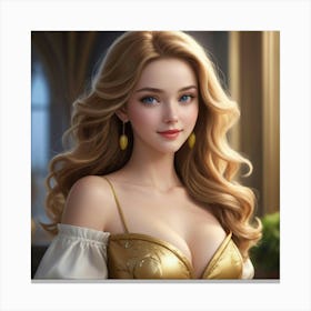 Sexy Princess Canvas Print