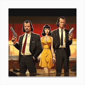 Pulp Fiction 6 Canvas Print