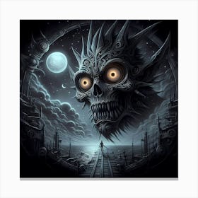 Skeleton 3 Canvas Print