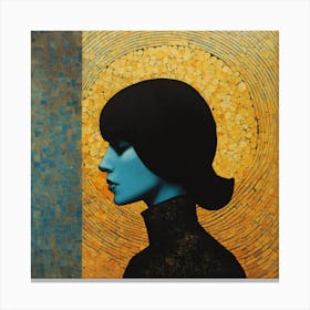 'The Blue Woman' Canvas Print