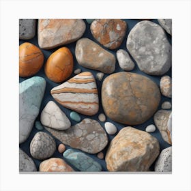 Rocks And Stones 3 Canvas Print