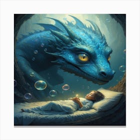 Dragon In The Cave Canvas Print