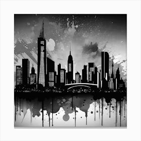 New York City Skyline 55 Canvas Print