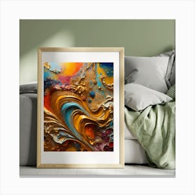 Abstract Painting Canvas Print