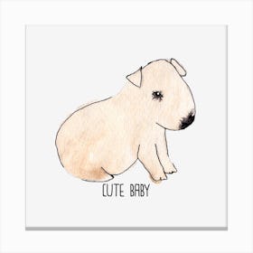 Bull Terrier Canvas Print