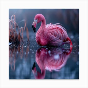 Pink Flamingo 6 Canvas Print